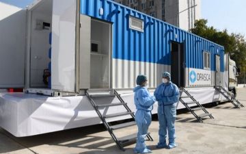 В Узбекистан доставили уникальную мобильную ПЦР- лабораторию