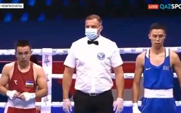 ЧМ-2021 по боксу: Хасанбой Дусматов уступил поединок олимпийскому призеру из Казахстана - видео