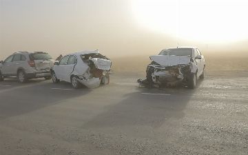 В Навоийской области из-за пыльной бури произошло смертельное ДТП - видео