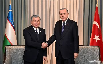 Шавкат Мирзиёев и Реджеп Тайип Эрдоган договорились развивать партнерство между Узбекистаном и Турцией