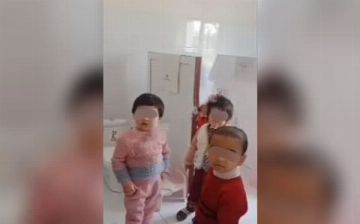 Руководство одного из детсадов в Карши спрятало детей от инспекторов в туалете - видео