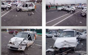 После новогодних пьянок водитель «Матиза» стал виновником страшного ДТП в Ташкенте, в котором пострадало семь человек