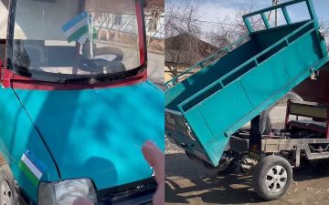 13-летний узбекистанец со своим отцом сделал из «Тико» грузовую машину