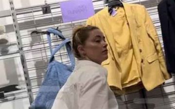 «Разоренную» Эмбер Херд заметили в бюджетном магазине одежды — видео
