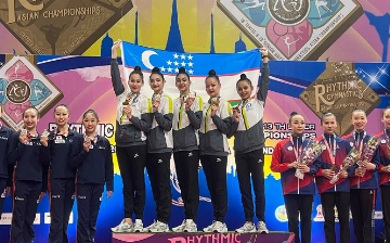 Узбекские гимнастки завоевали 17 медалей Чемпионата Азии
