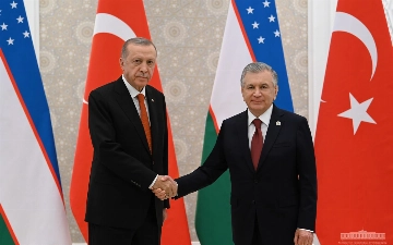 Мирзиёев провел встречу с Эрдоганом 