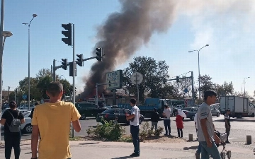 Yashnobod tumanidagi kafeda yong'in chiqdi