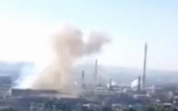 В Ташобласти произошел взрыв предприятия в цехе с аммиаком  — видео
