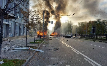 Kiyev va Ukrainaning boshqa shaharlariga aviazarbalar berildi — video