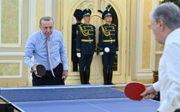 Токаев и Эрдоган сыграли в пинг-понг — фото