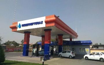Цены на бензин на заправках Узбекистана