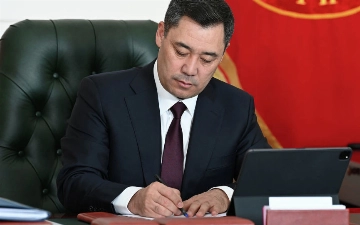 Жапаров подписал закон о ратификации договора по госграницам с Узбекистаном