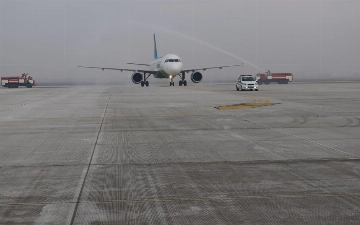 Termiz aeroporti rekonstruksiyadan so'ng qayta ishga tushdi