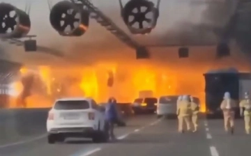 На магистрали в Южной Корее произошел страшный пожар, есть погибшие — видео