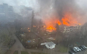 Руководство МВД Украины погибло при крушении вертолета под Киевом — видео