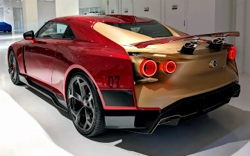 Дизайнер презентовал Nissan GT-R50 в цветах костюма «Железного человека»