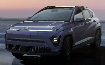 Hyundai выпустил обзор на новый электрокар Kona