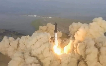 Самая большая в истории ракета Starship взорвалась после запуска (видео)