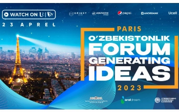 23 апреля в Париже состоится международный форум O’zbekistonlik GENERATING IDEAS