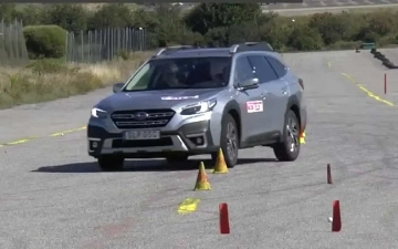 Subaru Outback проверили в лосином тесте