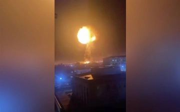 На газовой заправке в Самарканде произошел взрыв, есть пострадавший (видео)