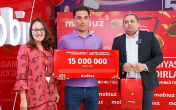 Mobiuz вручил денежные сертификаты победителям акции