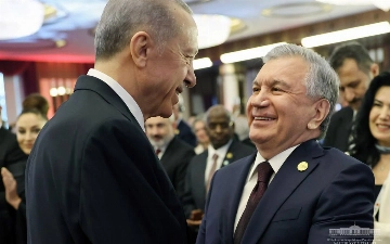 Президент поучаствовал в церемонии инаугурации Эрдогана (фото)