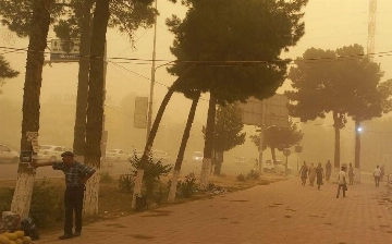Один из регионов Узбекистана накрыла пыльная буря (видео)