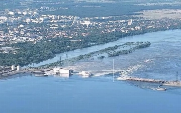 Украина оценила ущерб от разрушения Каховской ГЭС в €1,2 млрд
