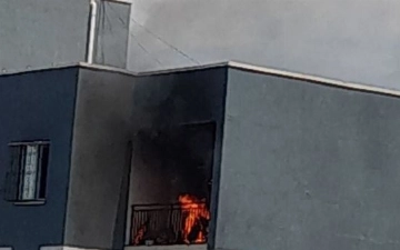 В Ташкенте произошел пожар в многоэтажном доме (видео)