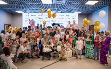 12 августа 2023 года в Ташкенте в комплексе Humo Arena прошло благотворительное мероприятие, посвященное защите здоровья глаз детей