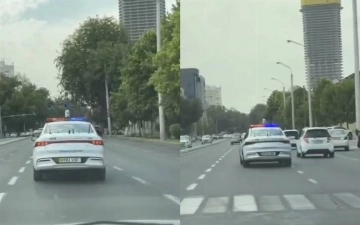 Автомобили ДПС в Ташкенте начали оснащать новыми мультирадарами (видео)