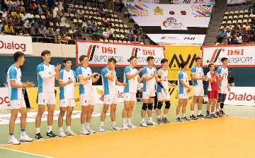 Узбекские волейболисты завоевали «серебро» на международном турнире в Шри-Ланке