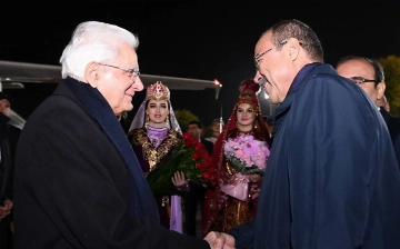 Президент Италии прибыл в Ташкент