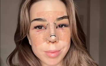Блогер Диера Азимова впервые показала нос после операции