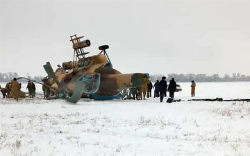 В Бишкеке разбился военный вертолет, погиб командир экипажа