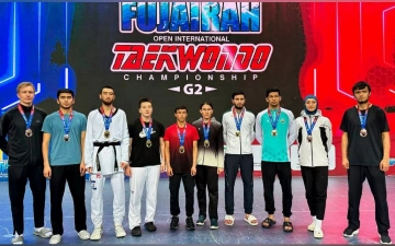 Узбекские таэквондисты завоевали 10 медалей на турнире в ОАЭ