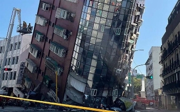 Число пострадавших при землетрясении на Тайване возросло до 1,1 тысячи