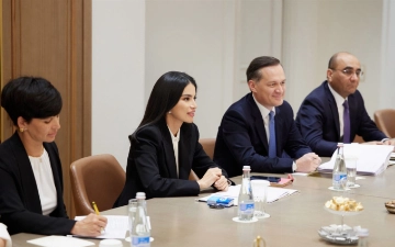 Саида Мирзиёева и Комил Алламжонов провели встречу с делегацией США 