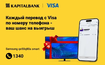 Переводите деньги с Visa по номеру телефона и получите шанс выиграть призы