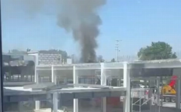 Что горело на территории международного аэропорта Ташкента