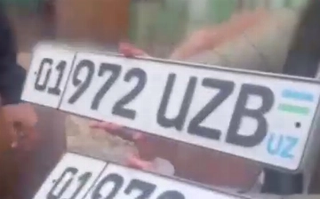 Житель Ташкента подделал автономер со знаменитой серией UZB и сел на два года