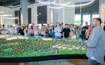 Каким будет Sea Breeze на Чарваке. В Баку журналистам из Узбекистана презентовали проект будущего курорта