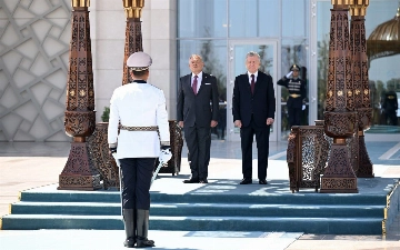 Samarqandda Iordaniya podshohini rasmiy kutib olish marosimi bo‘lib o‘tdi