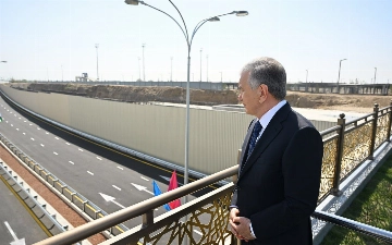 Шавкат Мирзиёев ознакомился с новым тоннелем возле парка «Янги Узбекистон»