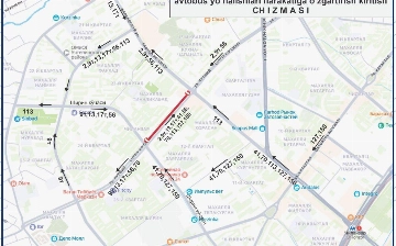 Toshkentda 10 ta avtobus yo‘nalishi o‘zgartirildi