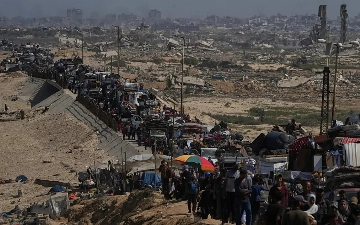 Почти 500 тысяч палестинцев покинули город Газа