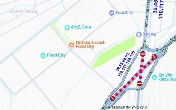 Toshkentdagi sakkizta avtobus yo‘nalishlari vaqtincha o‘zgartirildi