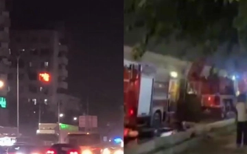 В Ташкенте произошел пожар в многоэтажном доме