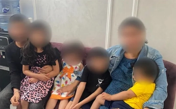 Из России в Узбекистан вернули женщину и ее семерых детей, оказавшихся в сложной ситуации